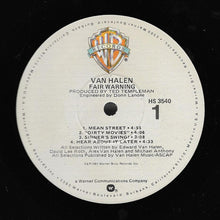 Load image into Gallery viewer, Van Halen : Fair Warning (LP, Album, Win)