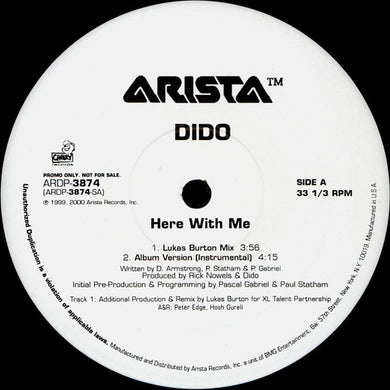 Dido : Here With Me (12