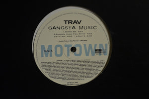 Trav : Gangsta Music (2xLP, Album, Promo)