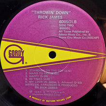 Load image into Gallery viewer, Rick James : Throwin&#39; Down (LP, Album)