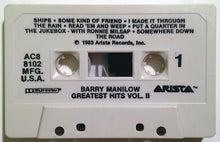 Load image into Gallery viewer, Barry Manilow : Greatest Hits Volume II (Cass, Comp, Dol)