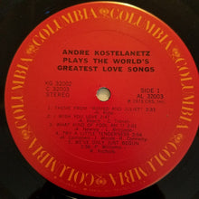 Load image into Gallery viewer, André Kostelanetz : Kostelanetz Plays The World's Greatest Love Songs (2xLP, Comp)