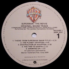 Load image into Gallery viewer, John Williams (4) : Superman The Movie (Original Sound Track) (2xLP, Album)