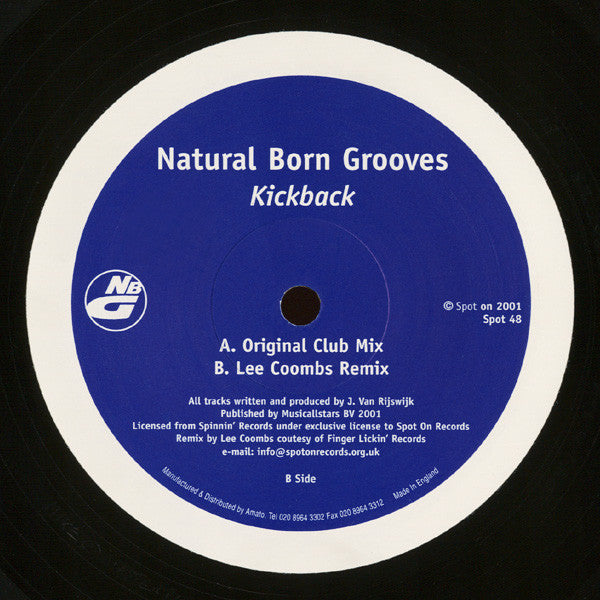 Natural Born Grooves : Kickback (12