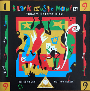 Various : Black Music Month (Today's Hottest Hits CD Sampler) (CD, Promo, Smplr)