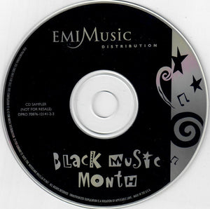 Various : Black Music Month (Today's Hottest Hits CD Sampler) (CD, Promo, Smplr)