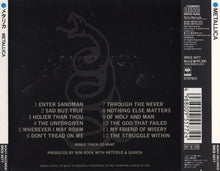 Load image into Gallery viewer, Metallica : Metallica (CD, Album)