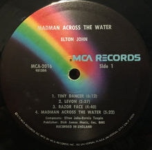 Load image into Gallery viewer, Elton John : Madman Across The Water (LP, Album, RE, Glo)