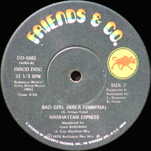 Load image into Gallery viewer, Eddie Drennon &amp; The B.B.S. Unlimited / Manhattan Express : Let&#39;s Do The Latin Hustle / Bad Girl (12&quot;)