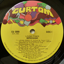 Load image into Gallery viewer, The Impressions : Loving Power (LP, Album, San)