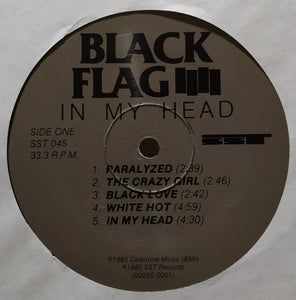 Black Flag : In My Head (LP, Album, RP)