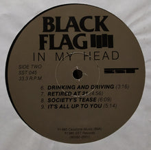 Load image into Gallery viewer, Black Flag : In My Head (LP, Album, RP)