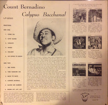 Load image into Gallery viewer, Count Bernadino : Calypso Bacchanal (LP, Album)