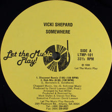 Load image into Gallery viewer, Vicki Shepard : Somewhere (12&quot;, Maxi)
