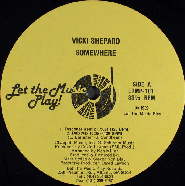 Vicki Shepard : Somewhere (12