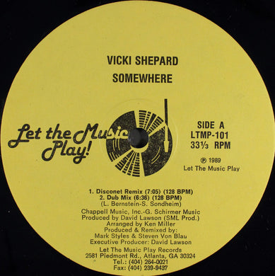 Vicki Shepard : Somewhere (12