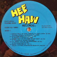 Load image into Gallery viewer, Grandpa Jones : Gospel Live From Hee Haw: The Best Of Grandpa (LP)