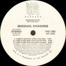 Load image into Gallery viewer, Michael Rodgers : I Like It Like That (12&quot;, Promo)
