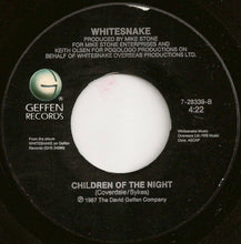 Load image into Gallery viewer, Whitesnake : Here I Go Again (7&quot;, Single, Spe)