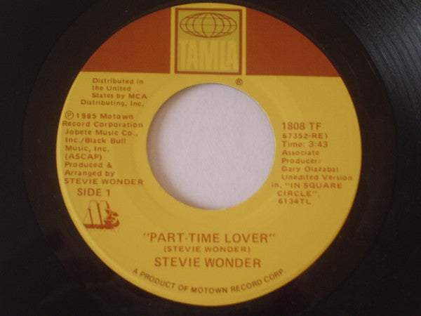 Stevie Wonder : Part-Time Lover (7