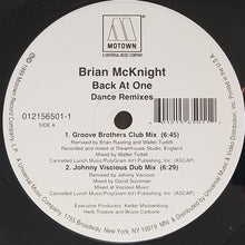 Load image into Gallery viewer, Brian McKnight : Back At One (Dance Remixes) (12&quot;)