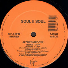 Load image into Gallery viewer, Soul II Soul : Jazzie&#39;s Groove (12&quot;, Single)