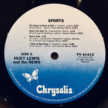 Load image into Gallery viewer, Huey Lewis And The News* : Sports (LP, Album, Club, Pit)