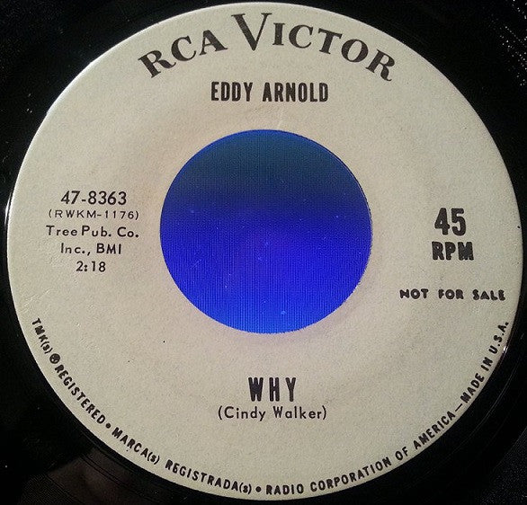 Eddy Arnold : Why / Sweet Adorable You (7