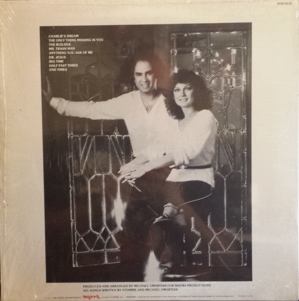 AOR LPレコード　Michael and Stormie Omartian Michael And Stormie Omartian – The Builder - 1980 Vinyl LP