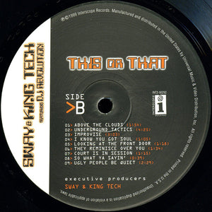 Sway & King Tech featuring DJ Revolution : This Or That (2xLP, Mixed)