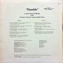 Load image into Gallery viewer, Lannie Spann McBride With The Greater Fairview Young Adult Choir : Humble (LP, Album)