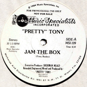 Pretty Tony : Jam The Box (12", Promo)