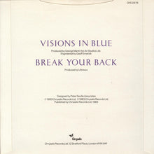Load image into Gallery viewer, Ultravox : Visions In Blue (7&quot;, Single, Cle)
