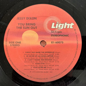 Jessy Dixon : You Bring The Sun Out (LP)