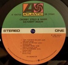 Load image into Gallery viewer, Crosby, Stills &amp; Nash : Daylight Again (LP, Album, Club, RCA)