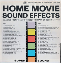 Load image into Gallery viewer, Unknown Artist : Home Movie Sound Effects (LP)