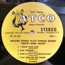Load image into Gallery viewer, Roland Hanna : Roland Hanna Plays Harold Rome's "Destry Rides Again" (LP, Album)