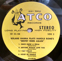 Load image into Gallery viewer, Roland Hanna : Roland Hanna Plays Harold Rome's "Destry Rides Again" (LP, Album)