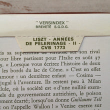 Load image into Gallery viewer, Franz Liszt, Aldo Ciccolini : Années De Pèlerinage II (LP, RE, Sem)