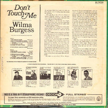 Load image into Gallery viewer, Wilma Burgess : Don't Touch Me (LP, Album)