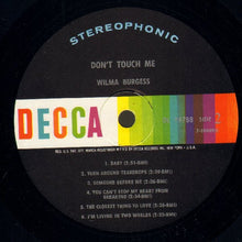 Load image into Gallery viewer, Wilma Burgess : Don't Touch Me (LP, Album)