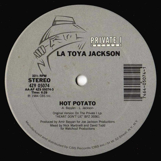 La Toya Jackson : Hot Potato (12