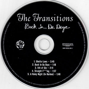 The Transitions : Back In Da Days (CD Sampler) (CD, Promo, Smplr)