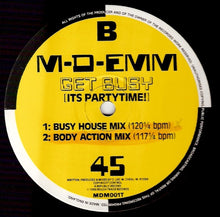 Load image into Gallery viewer, M-D-Emm : Get Busy (It&#39;s Partytime!) (12&quot;)