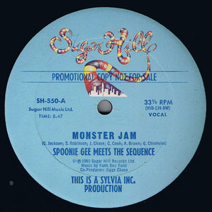 Spoonie Gee Meets The Sequence : Monster Jam (12", Promo)