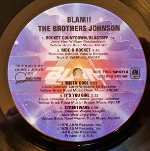 Brothers Johnson : Blam!! (LP, Album, Pit)