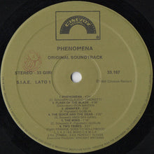 Load image into Gallery viewer, Various : Phenomena (Original Soundtrack) (LP, Album, Comp)