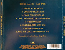 Load image into Gallery viewer, Gregg Allman : Laid Back (CD, Album, RE)