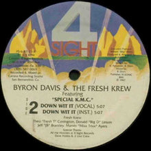 Load image into Gallery viewer, Byron Davis &amp; The Fresh Krew Featuring Special K.M.C. : Now Dance / Down With It (12&quot;)