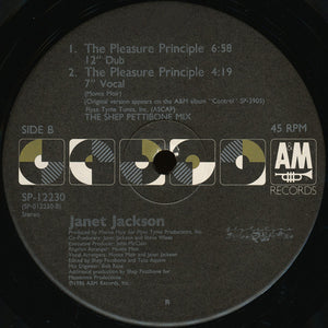 Janet Jackson : The Pleasure Principle (12", Single)